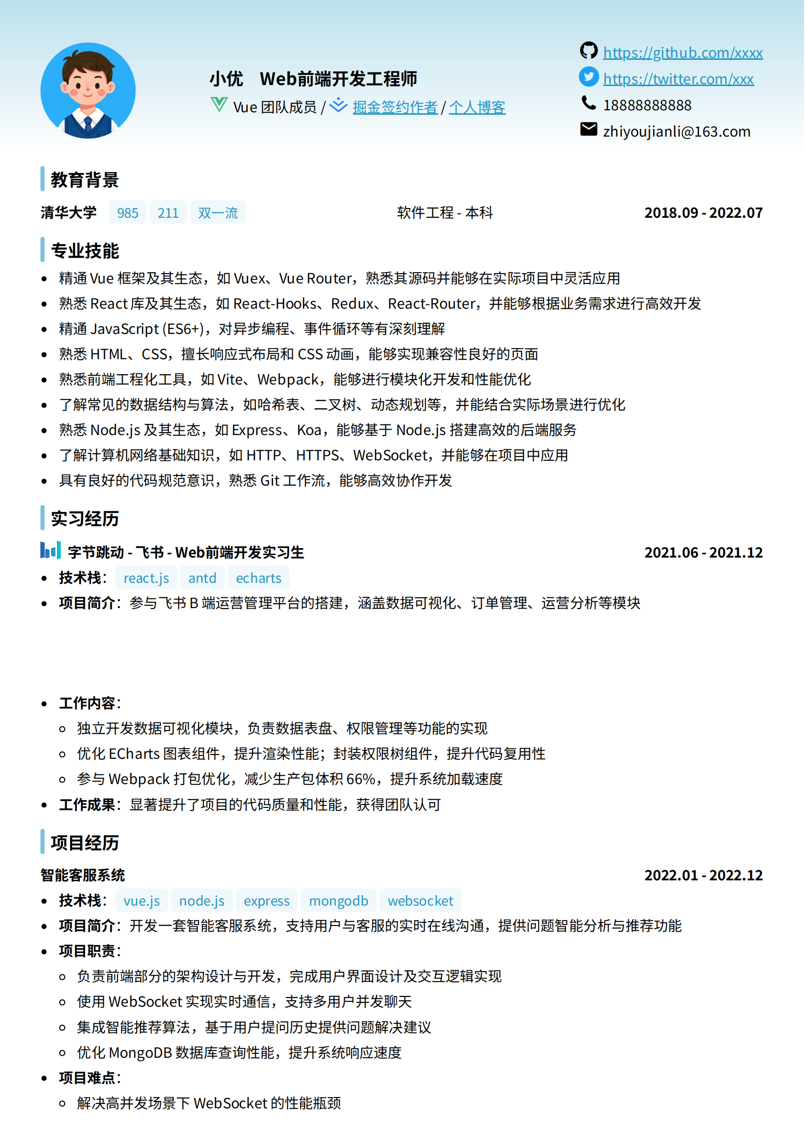 c语言简历模板_模板列表_含范文